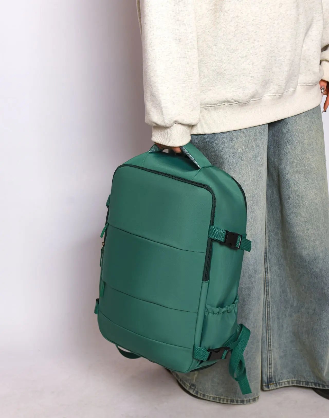 Couples Leisure Lightweight Backpack Travel Backpack Female New Backpack Student Schoolbag Large Capacity Travel Commuter Luggag - Smarsty