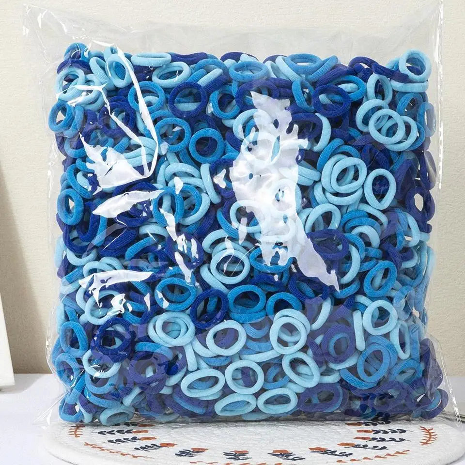 Girls Elastic Hair Bands Soft Gentle No Damage Kids Ties - Smarsty