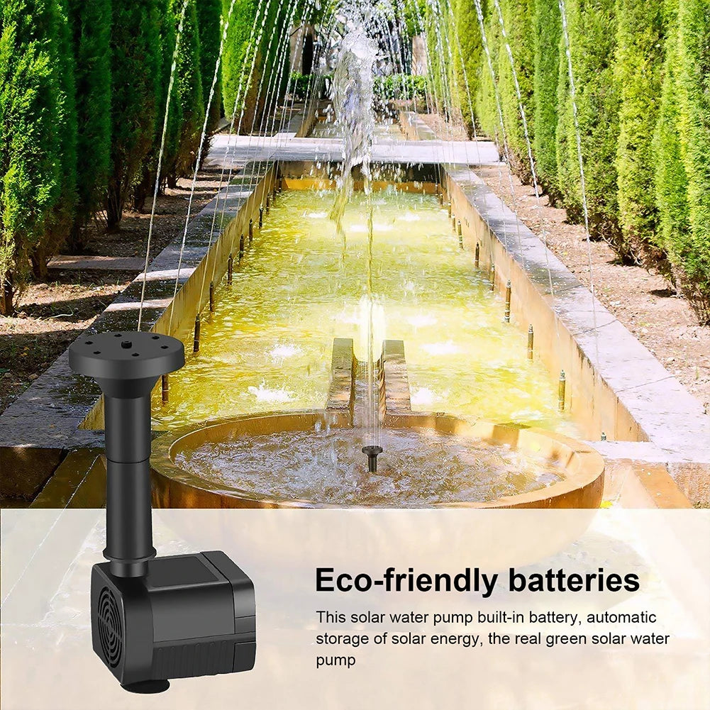 Solar Powered Water Fountain Kit for Garden Decoration - Smarsty
