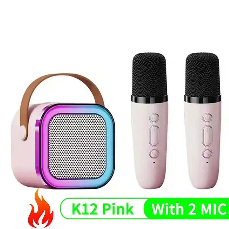 K12 Portable Karaoke Machine with Wireless Microphones - Smarsty
