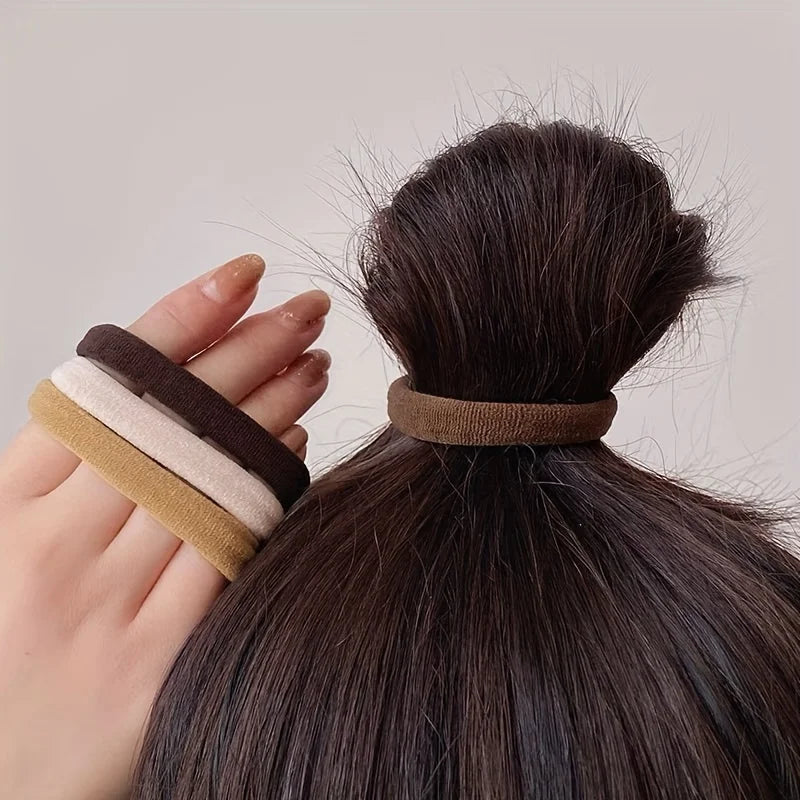 High Elastic Hair Bands 20 Pack Thick Durable Ties Set - Smarsty
