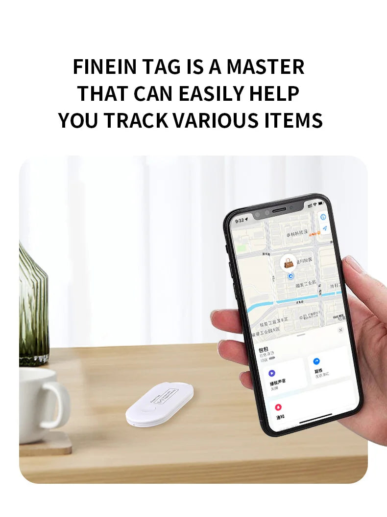 Mini GPS Tracker with Bluetooth Range for Easy Item Location - Smarsty