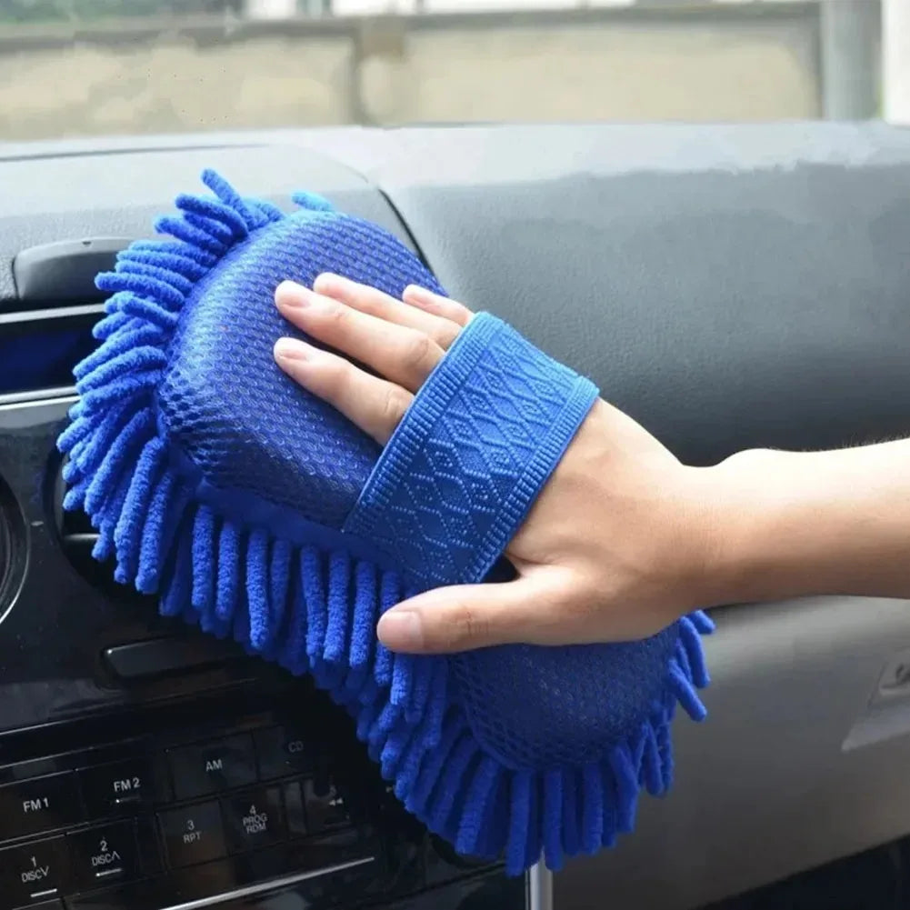 Microfiber Chenille Car Wash Sponge And Cleaning Tool - Smarsty