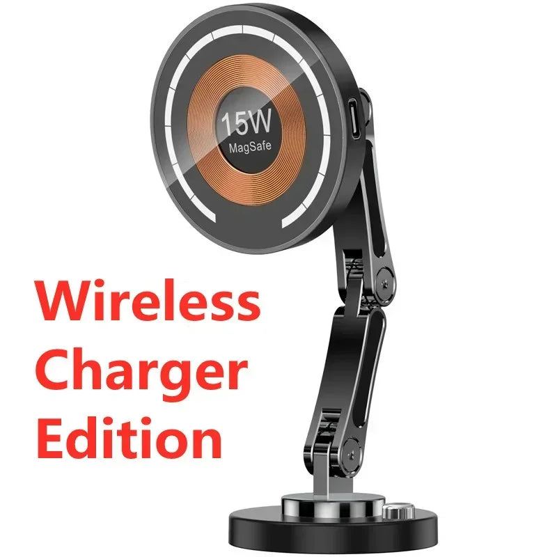 Magnetic Car Wireless Charger Mount With Fast 15W Charging - Smarsty