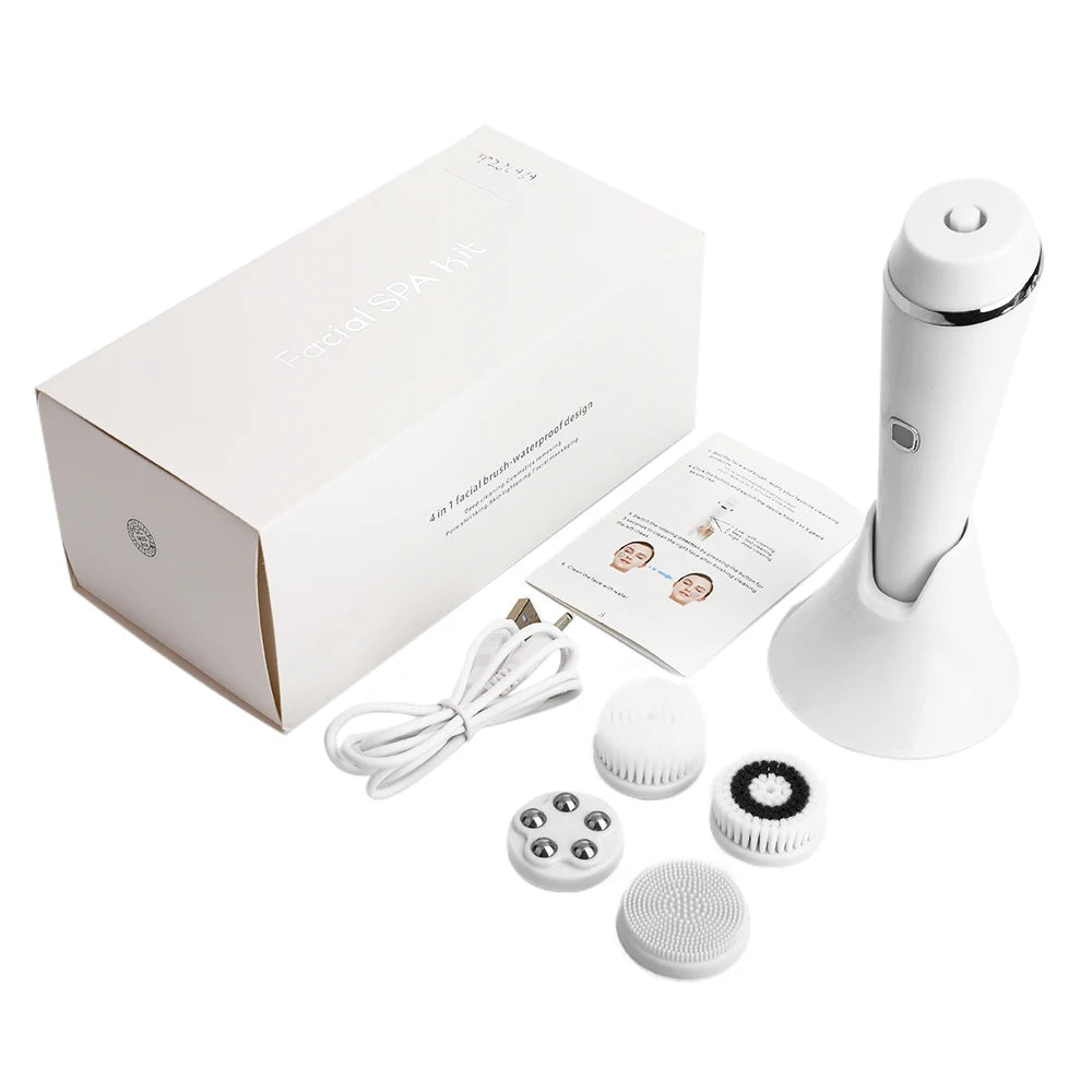 Electric Facial Cleansing Brush with Sonic Technology - Smarsty