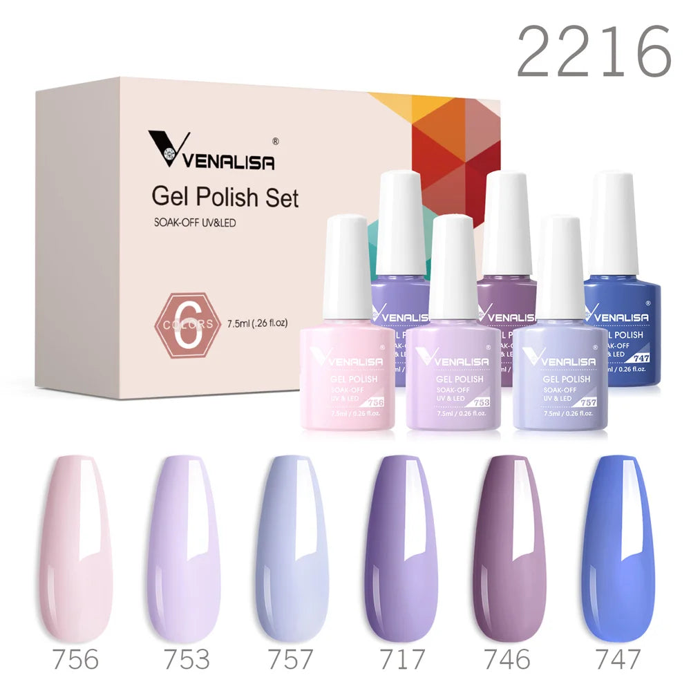 Venalisa HEMA Free Jelly Pink Nail Gel Kit - Smarsty