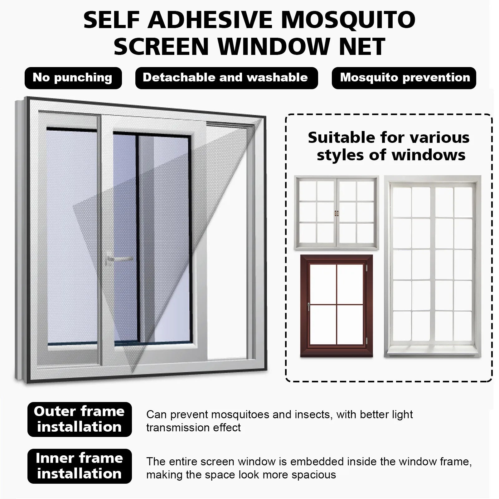 Bedroom Window Mosquito Nets for Effective Insect Protection - Smarsty