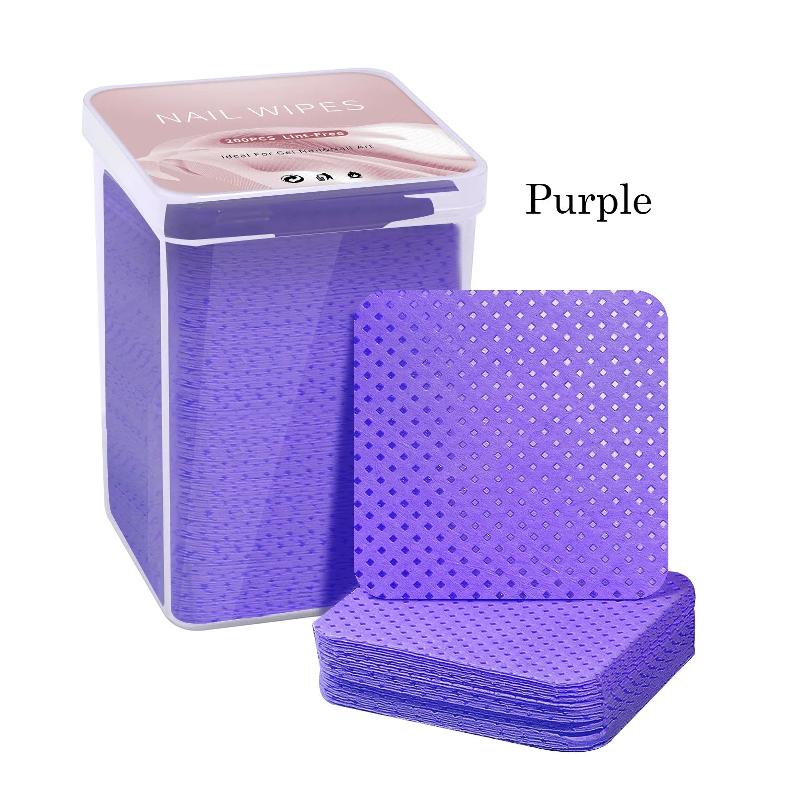 Lint Free Nail Polish Remover Wipes for Easy Cleaning - Smarsty