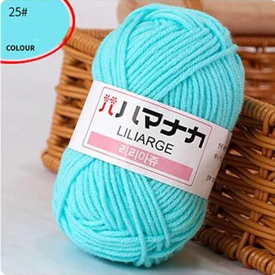 Soft Cotton Knitting Yarn for DIY Baby Sweaters - Smarsty