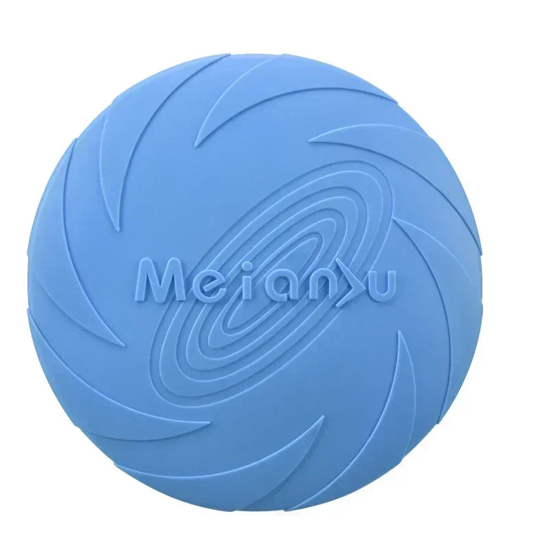 Multicolor Silicone Dog Frisbee Toy for Interactive Fun - Smarsty