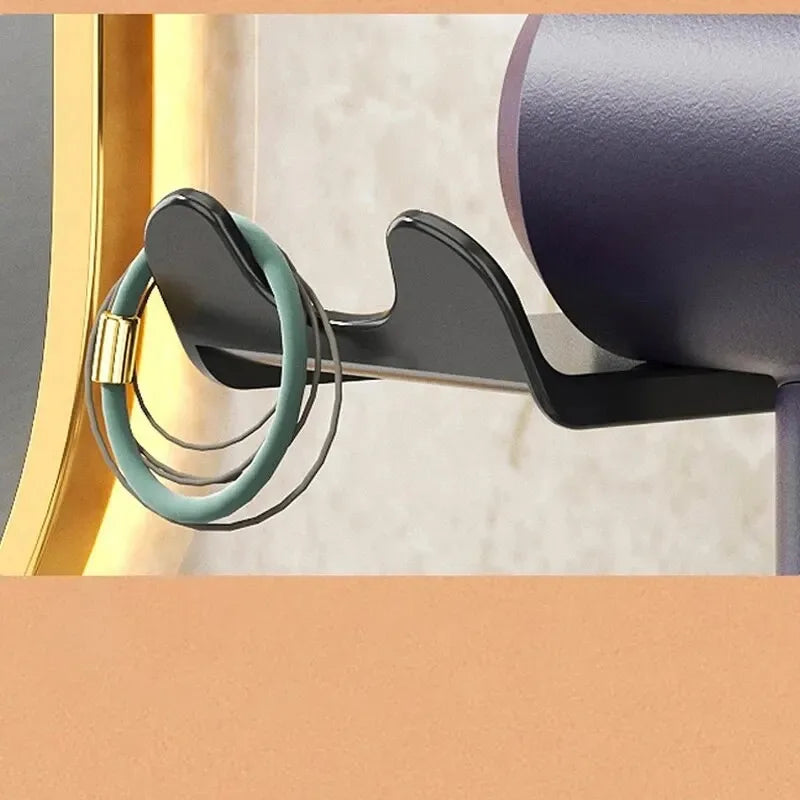Wall Mounted Hair Dryer Storage Rack for Bathroom - Smarsty
