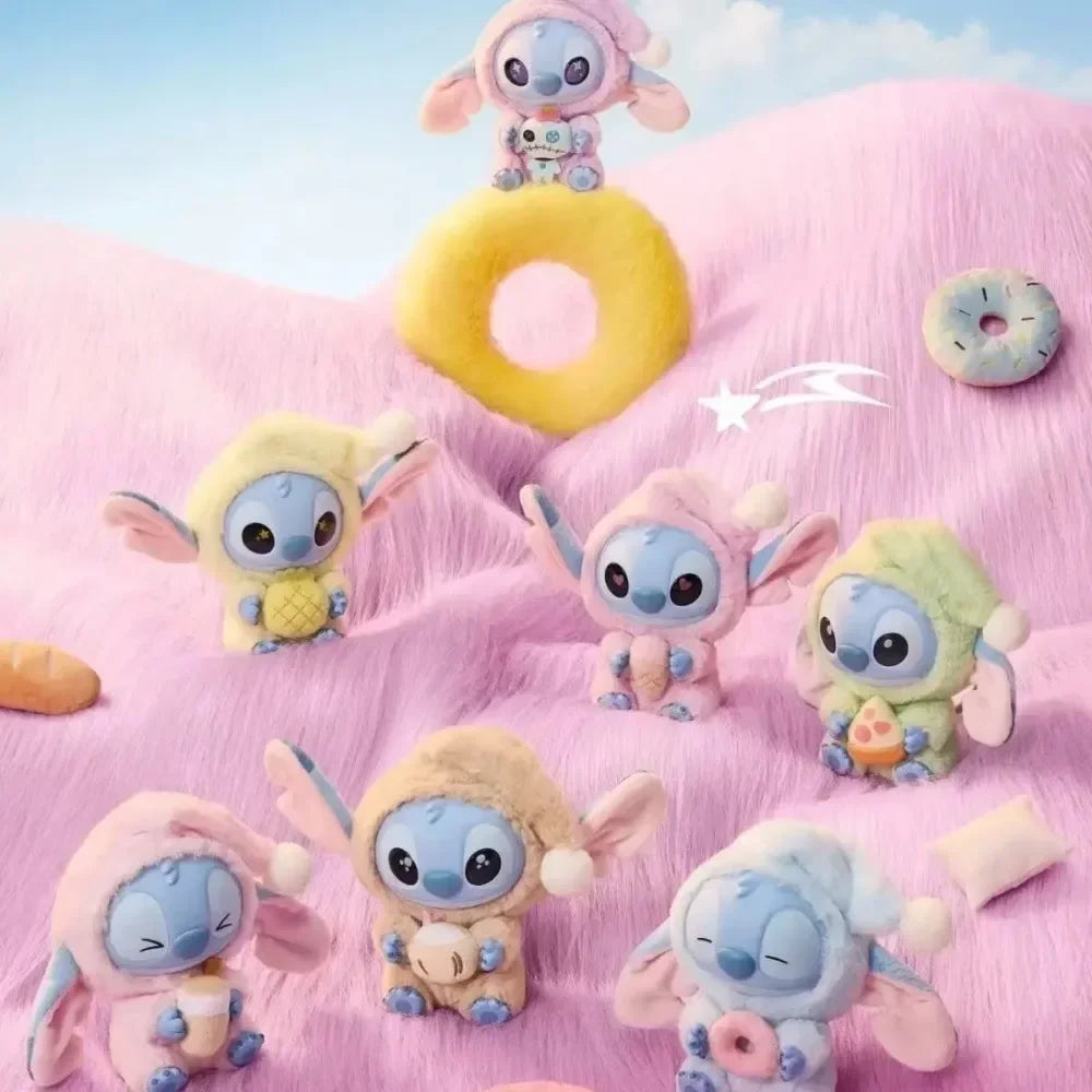 HOT!kawaii Stitch Blind Box Bag Eat Some Thing Before Sleep Series Vinyl Pendant Cute Doll Mystery Box Fluffy Doll Surprise Gift by Smarsty