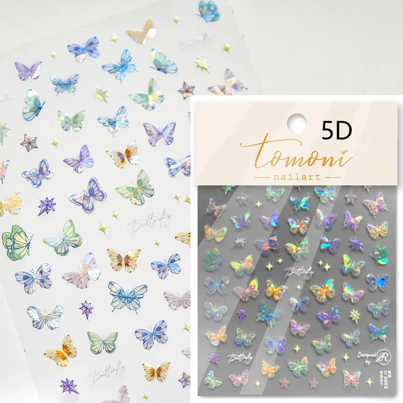 Colorful Seashell Nail Art Stickers for Dreamy Designs - Smarsty