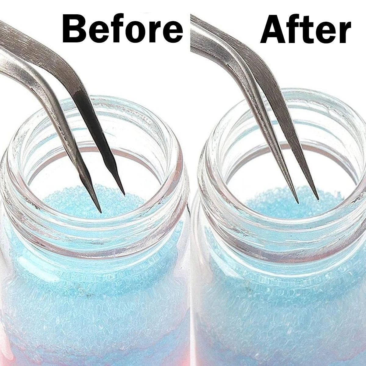 Eyelash Tweezers Cleaner With Glue Remover Liquid - Smarsty