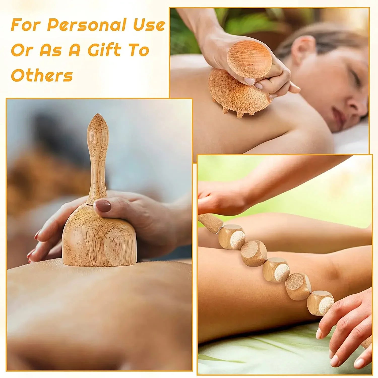 Wooden Lymphatic Drainage Massage Tools for Body Shaping - Smarsty