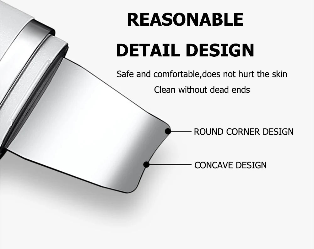 Ultrasonic Skin Scrubber for Deep Cleansing and Rejuvenation - Smarsty