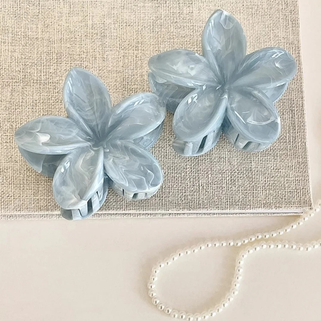 Floral Hair Clip With Strong Grip Lightweight Design - Smarsty