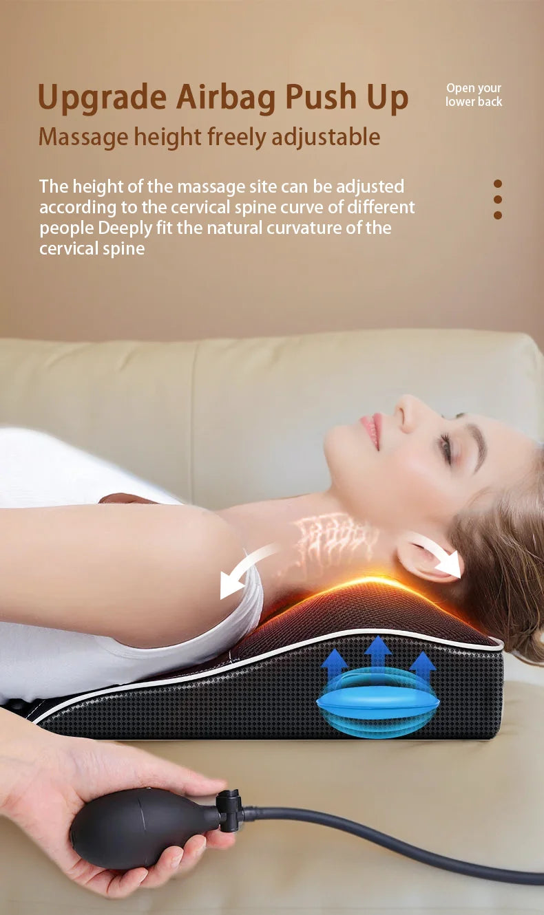 Electric Shiatsu Neck and Back Massager with Heating - Smarsty