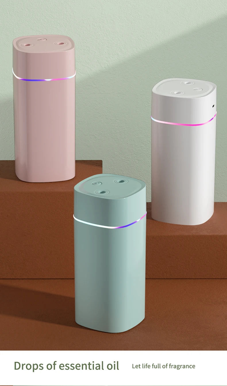 USB Essential Oil Humidifier with Double Spray Mist - Smarsty