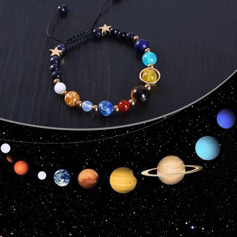 Cosmic Galaxy Solar System Bracelet for Couples - Smarsty