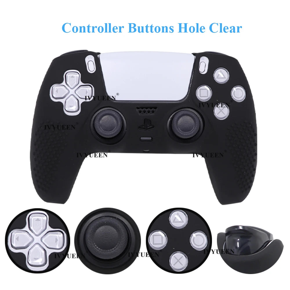 Ivyueen Anti-Slip Silicone Cover for PS5 Controller - Smarsty