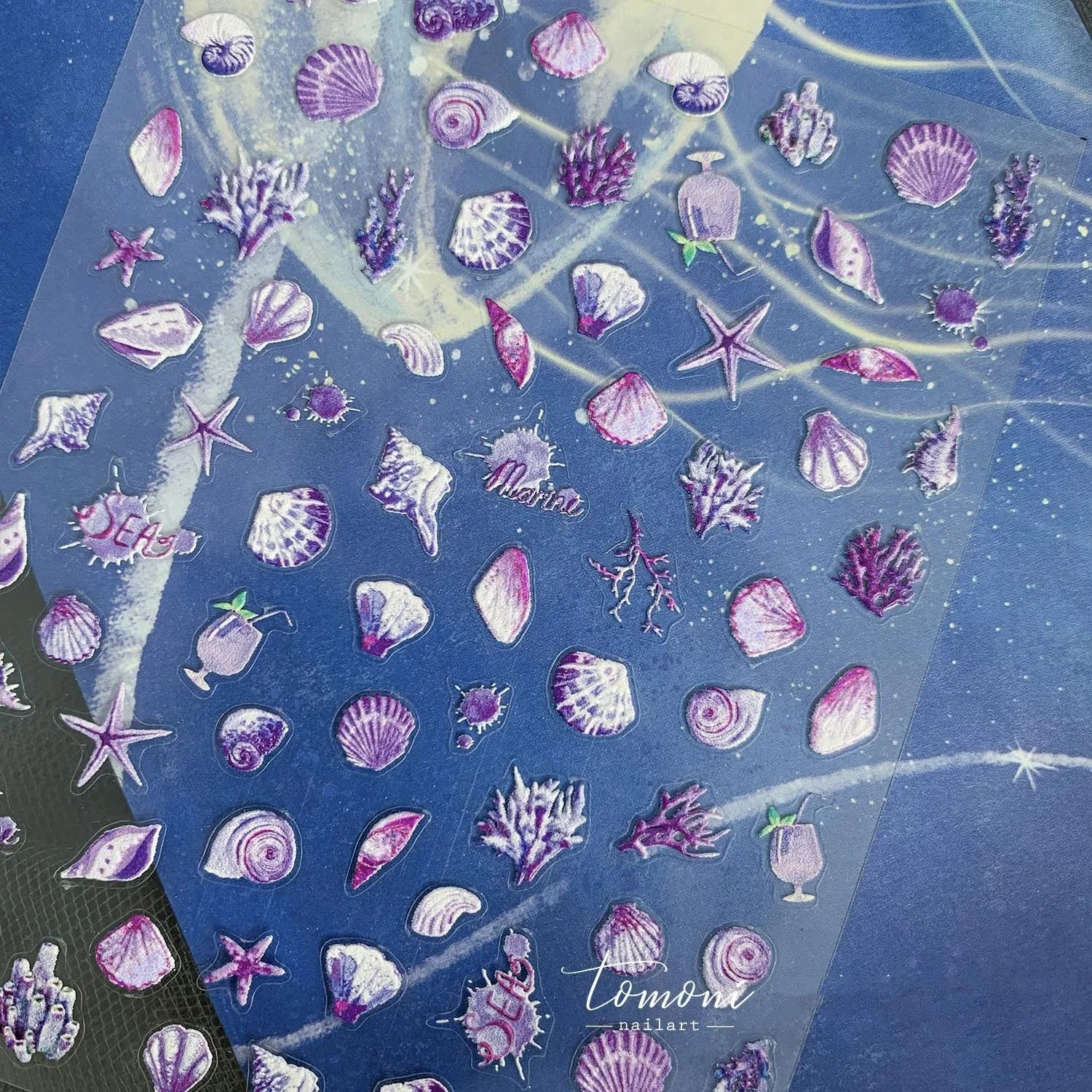 Colorful Seashell Nail Art Stickers for Dreamy Designs - Smarsty