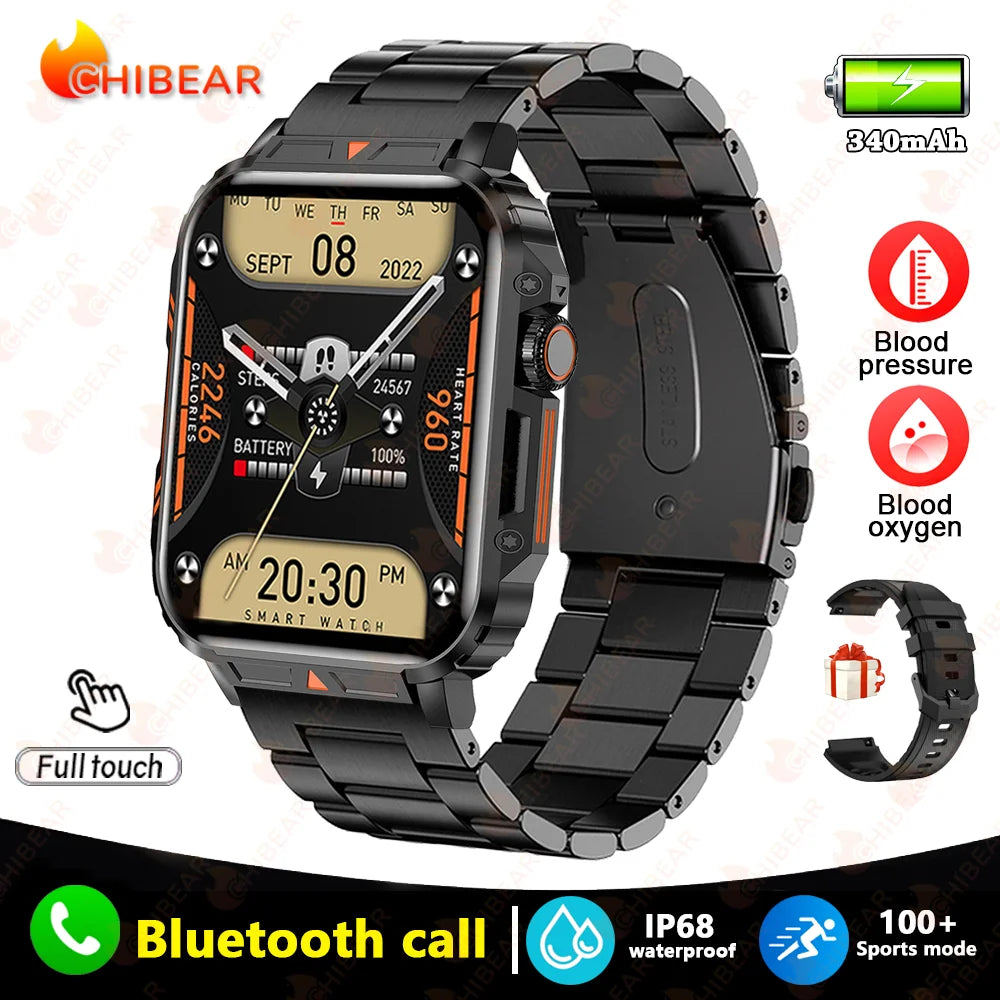 2024 Outdoor Military Smart Watch with IP68 Waterproof - Smarsty