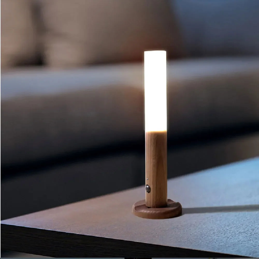 Intelligent Wooden Magnetic LED Night Light for Safety - Smarsty
