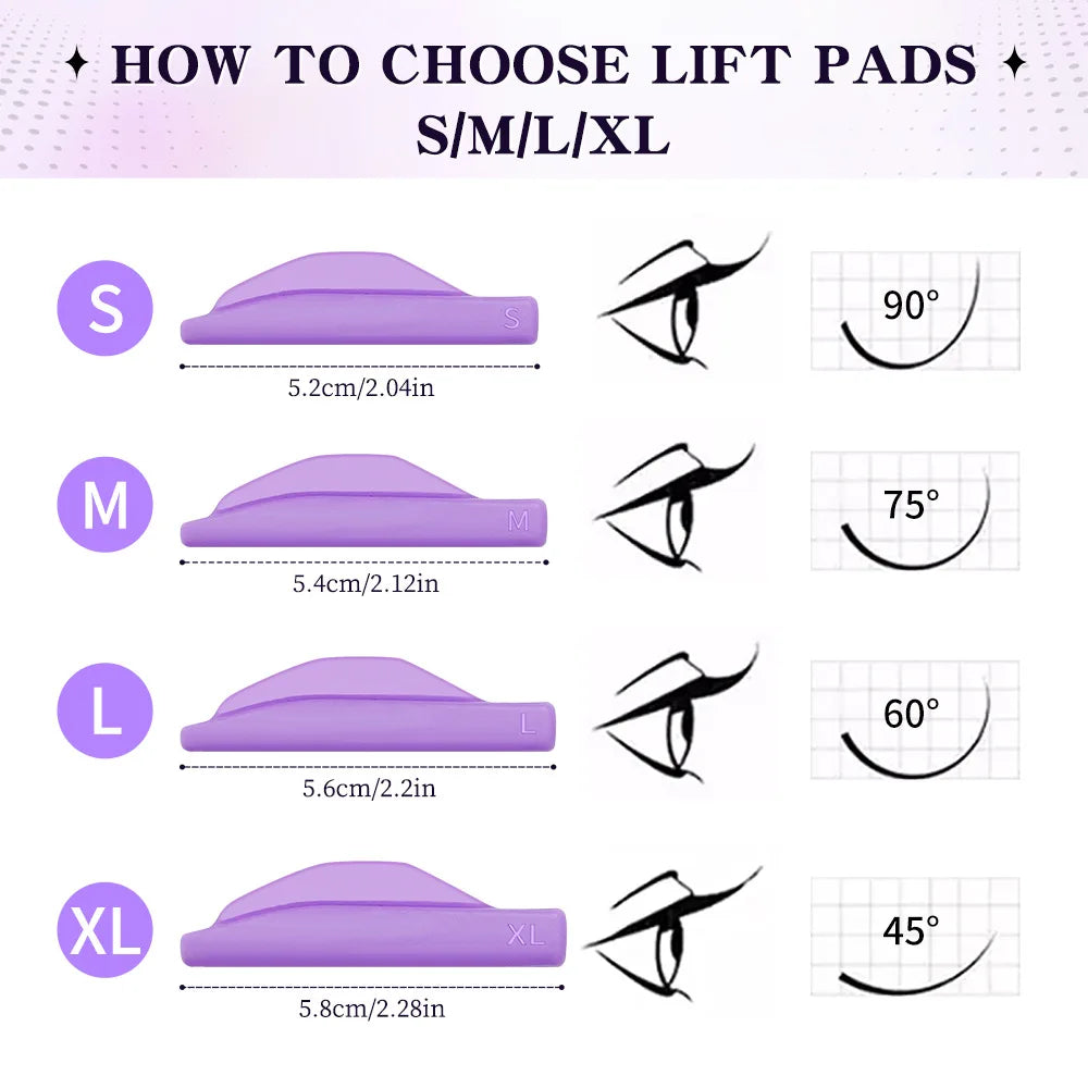 Eyelash Perm Silicone Pads for Perfect Curling - Smarsty