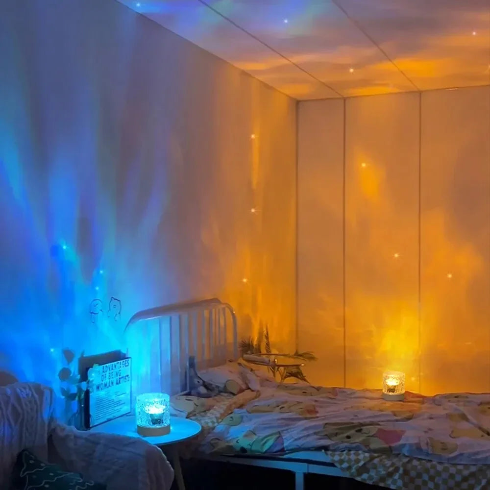 Ocean Wave Projector Lamp With 16 Color Options - Smarsty