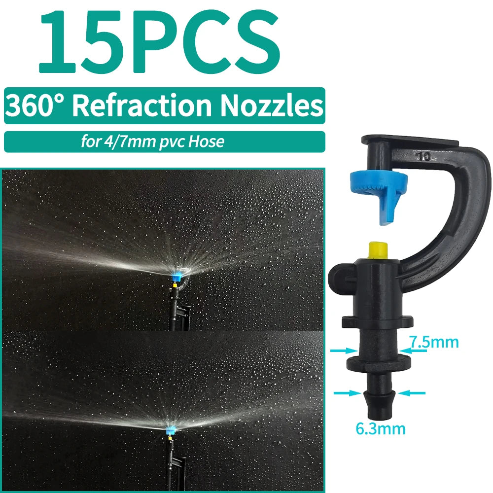 Adjustable Micro Spray Watering Dripper for Gardens - Smarsty