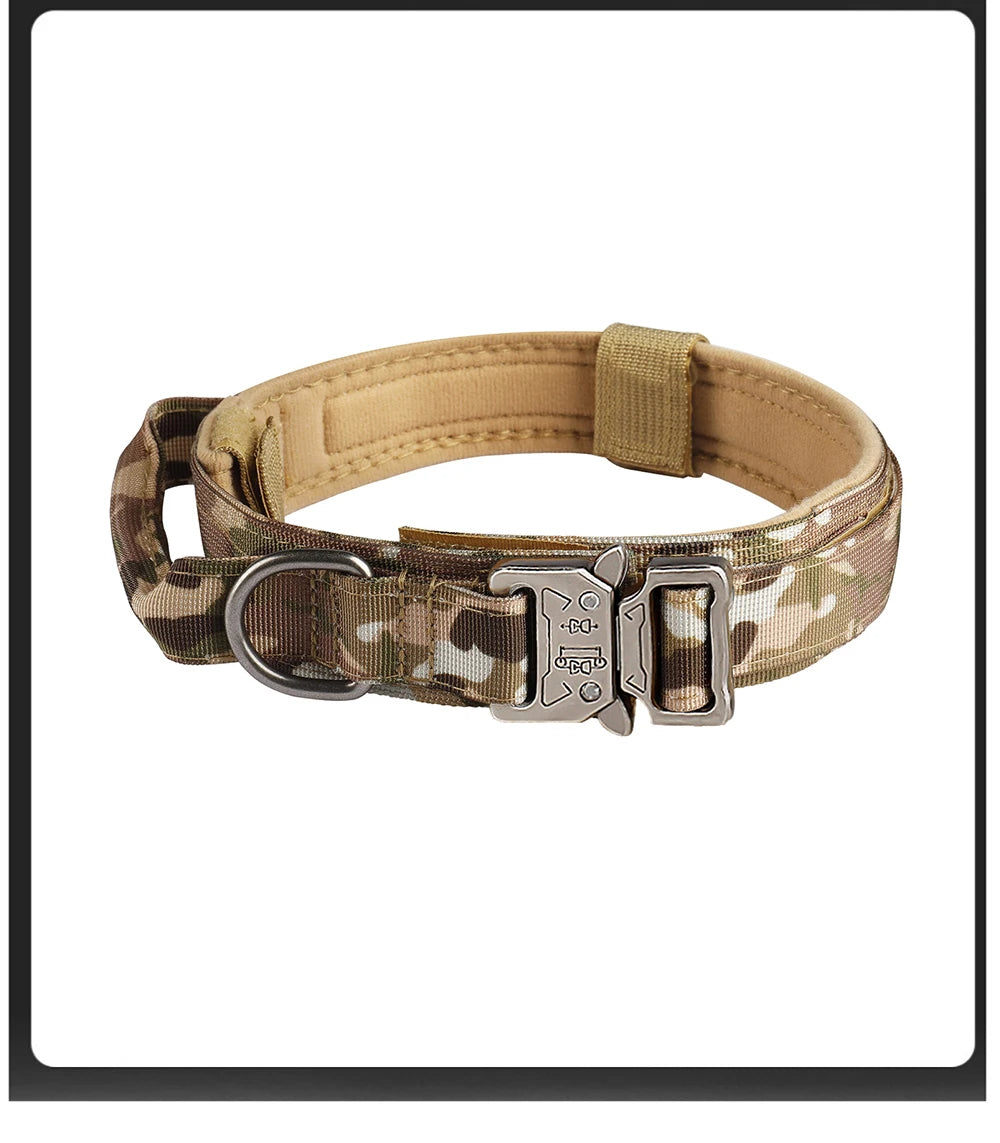 Tactical Nylon Dog Collar with Metal Buckle - Smarsty