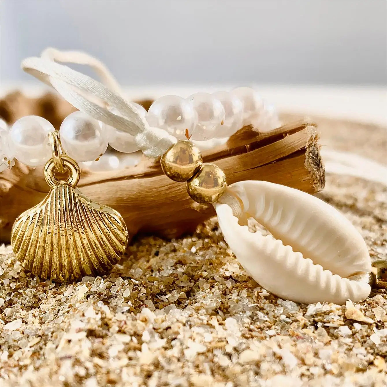 Bohemian Imitation Pearl Bracelets Set for Women - Smarsty