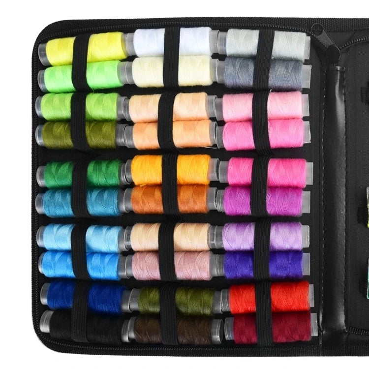Sewing Kit Complete Set with Threads Needles Scissors Tape Measure Buttons and More for DIY Handcraft Projects Home and Travel - Smarsty