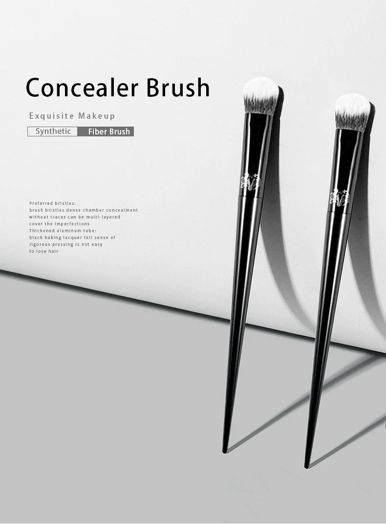 Kat Von D Soft Fiber Concealer Brush with Elegant Handle - Smarsty