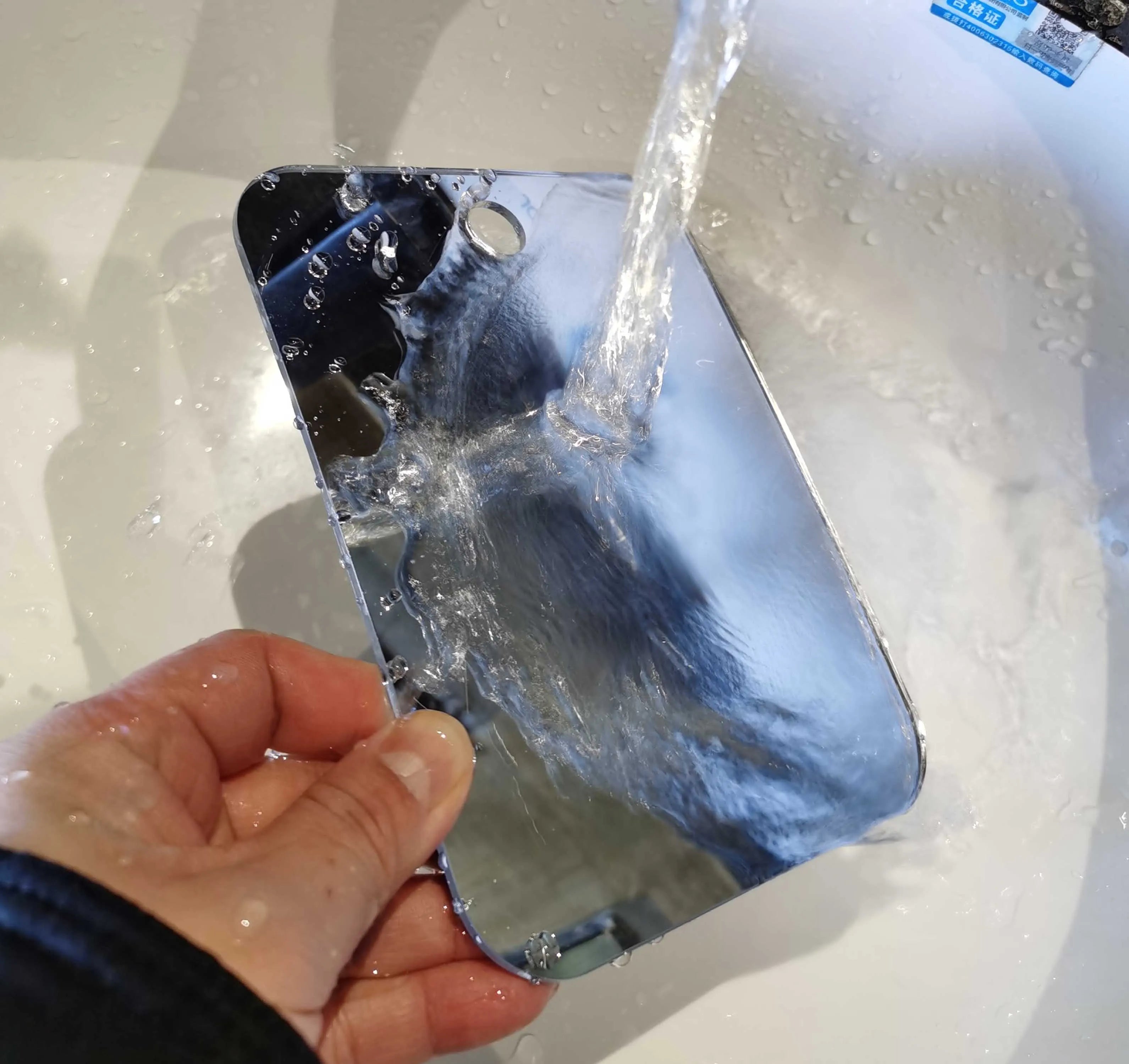Fogless Acrylic Shower Mirror for Travel and Shaving - Smarsty