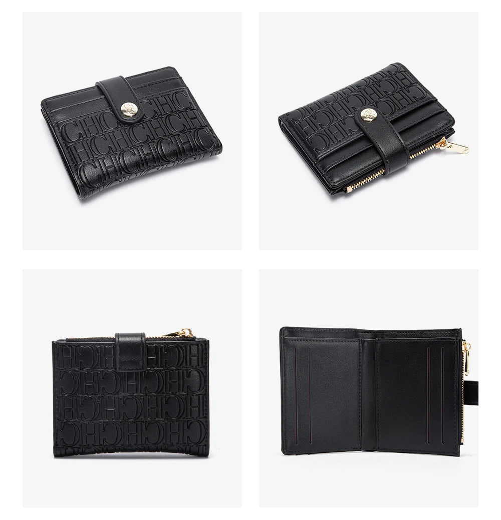 CH Women's Wallet Premium Sense Fashion Women's Card Bag Temperament Convenient Carrying Women's Small Bag Elegant High Quality - Smarsty