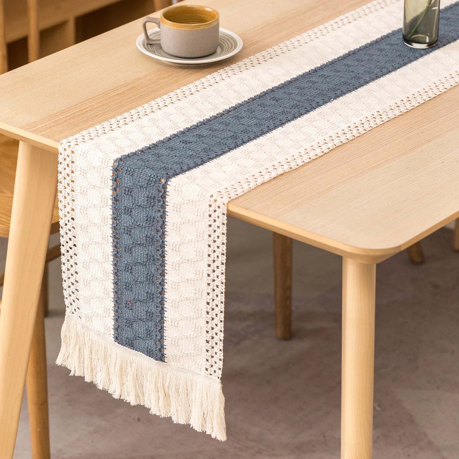Cotton Linen Table Runner for Elegant Wedding Decor - Smarsty