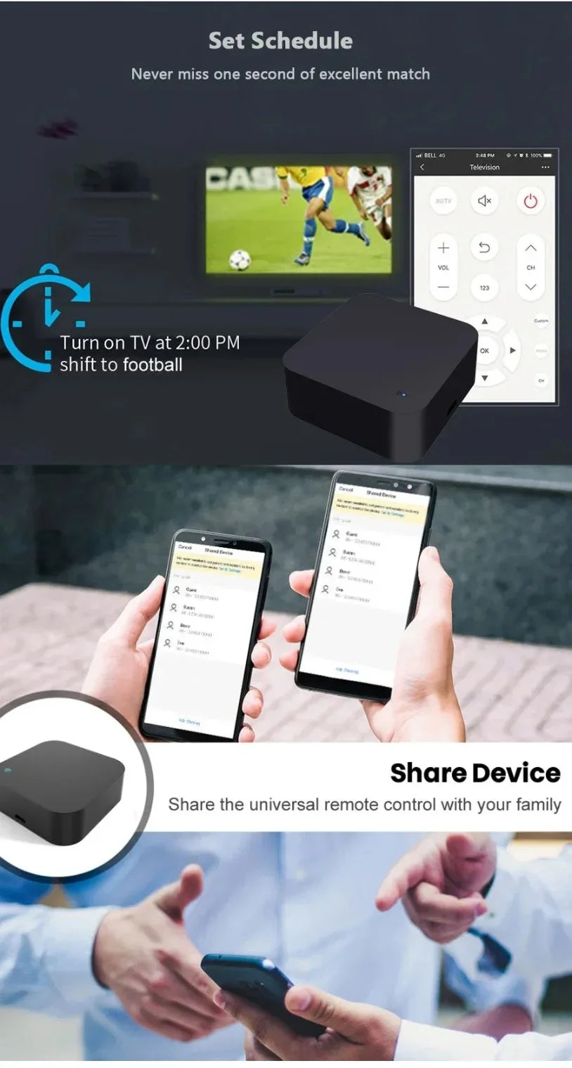 Tuya Zigbee Smart IR Remote Control for Home Automation - Smarsty