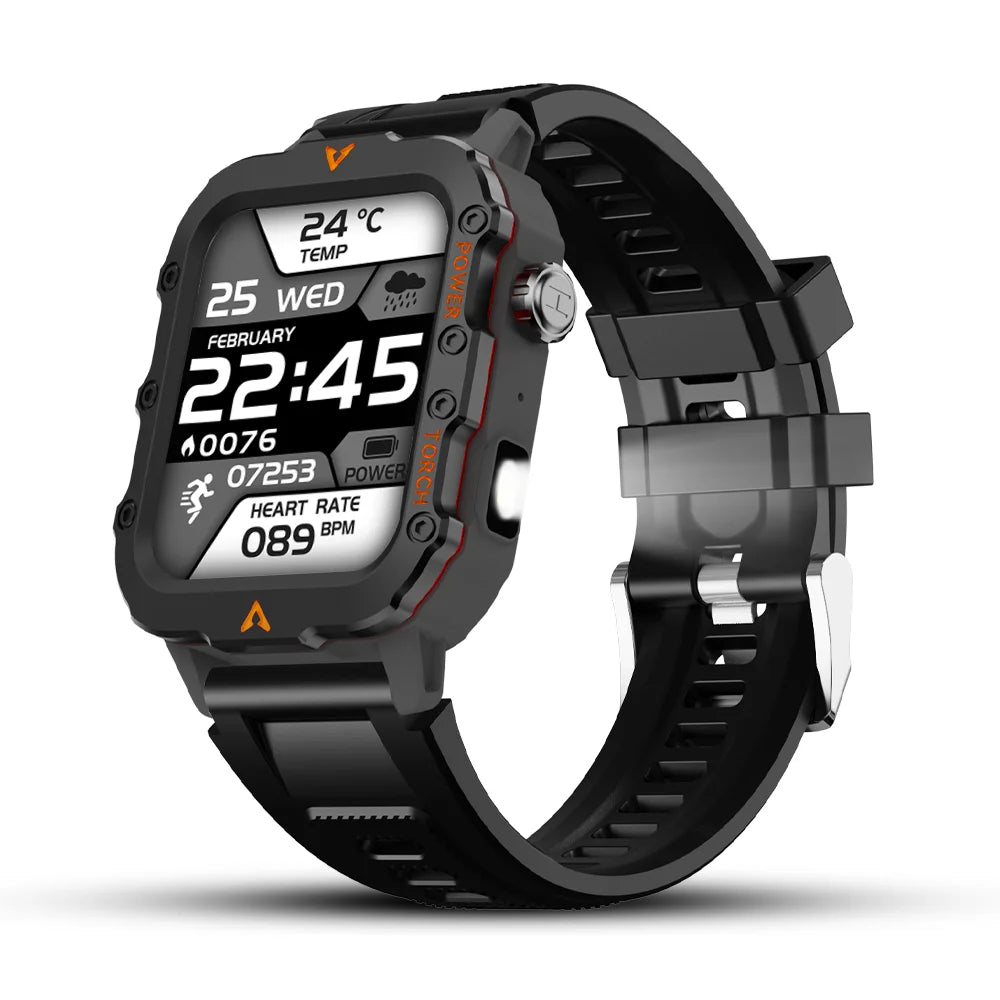 LAXASFIT Men Sports Smart Watch with Blood Oxygen Monitor - Smarsty