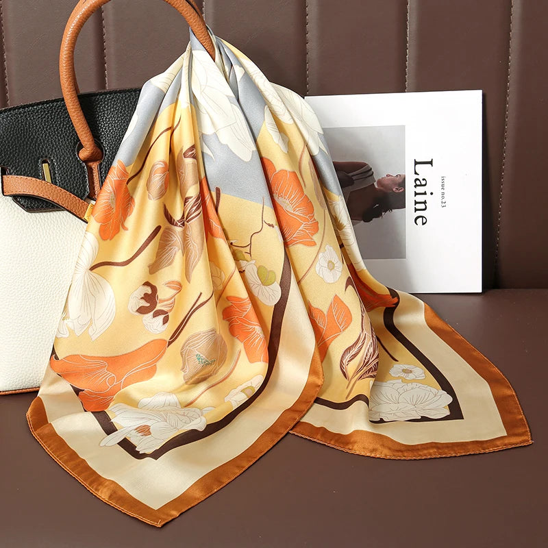 Luxury Silk Hijab Hair Bands With Sun Protection - Smarsty