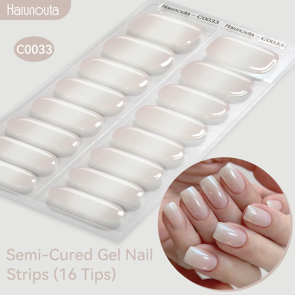 Gradient Auroras Gel Nail Strips for Easy DIY Manicure - Smarsty