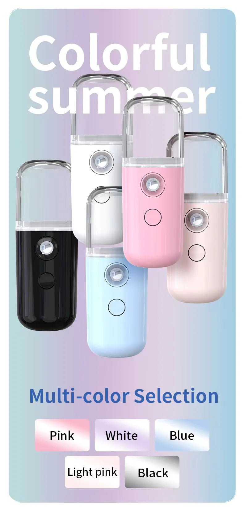 Portable Nano Facial Sprayer for Instant Hydration - Smarsty