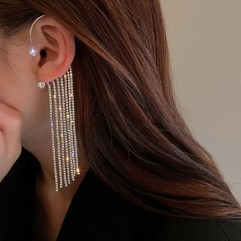 Luxury Crystal Butterfly Clip Earrings for Stylish Women - Smarsty