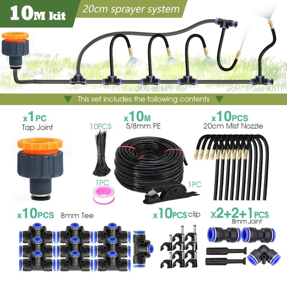 DIY Misting Cooling System for Garden Irrigation - Smarsty