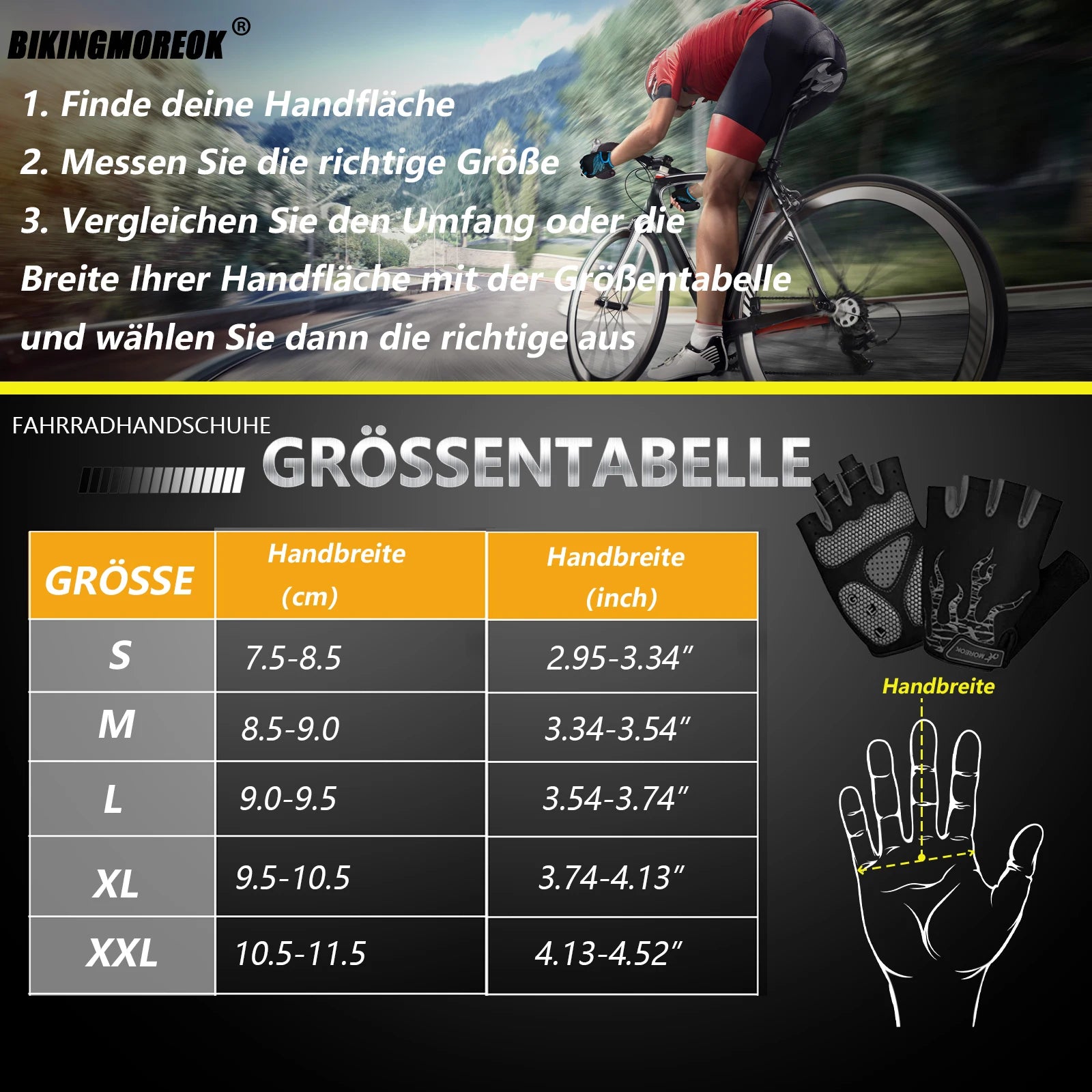 MOREOK Cycling Gloves Half Finger Shock Absorbing Gel Pads - Smarsty