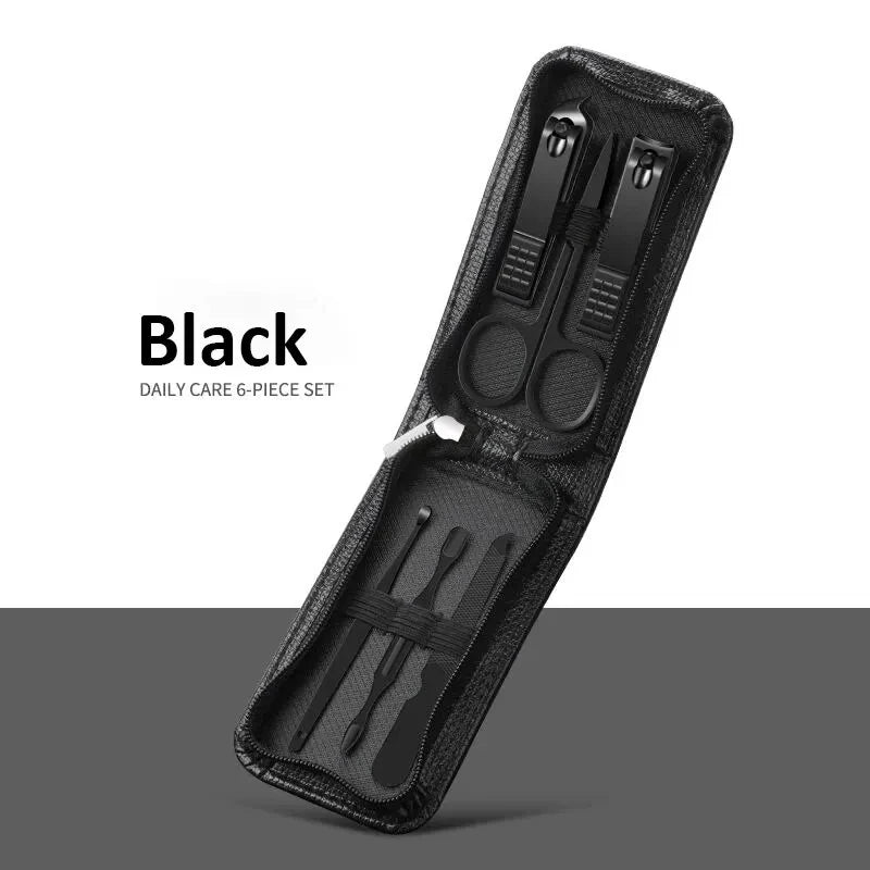 Portable Manicure Set with Sharp Stainless Steel Tools - Smarsty