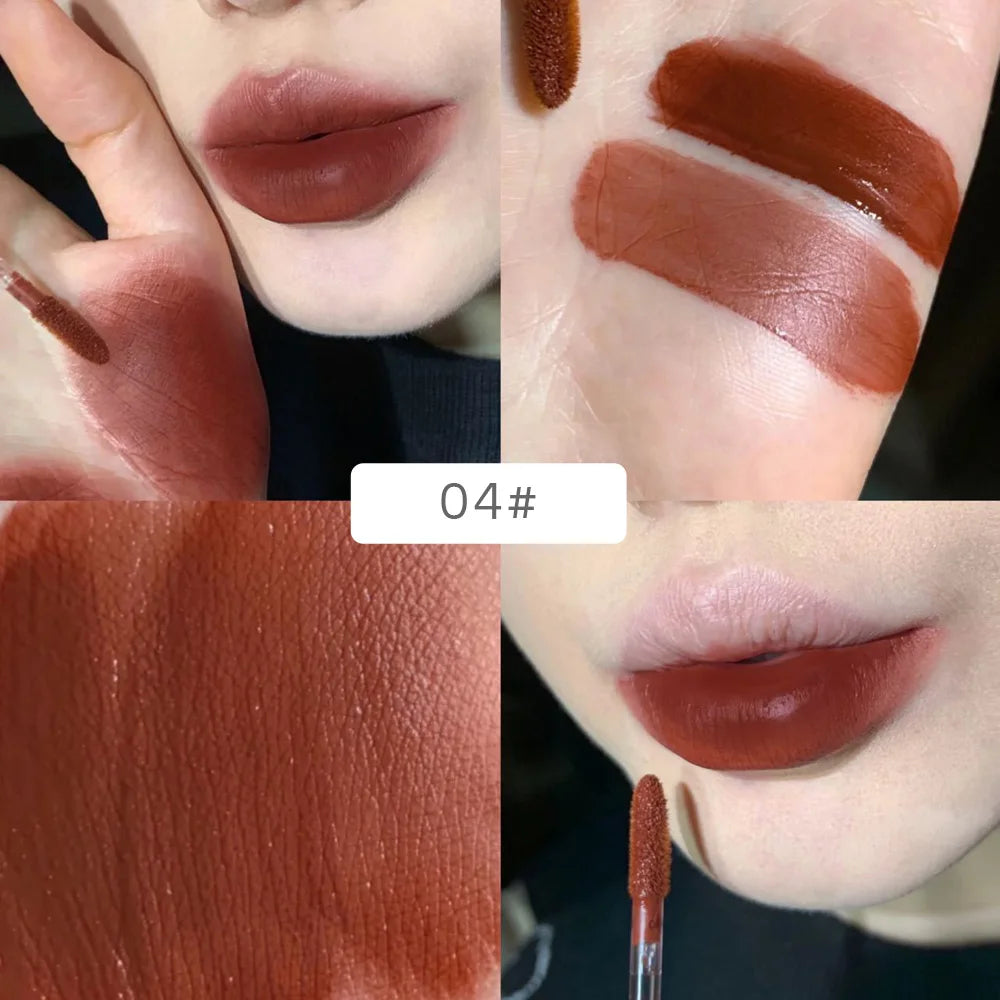 Gege Bear Rabbit Matte Velvet Lip Glaze Long Lasting Moisture - Smarsty