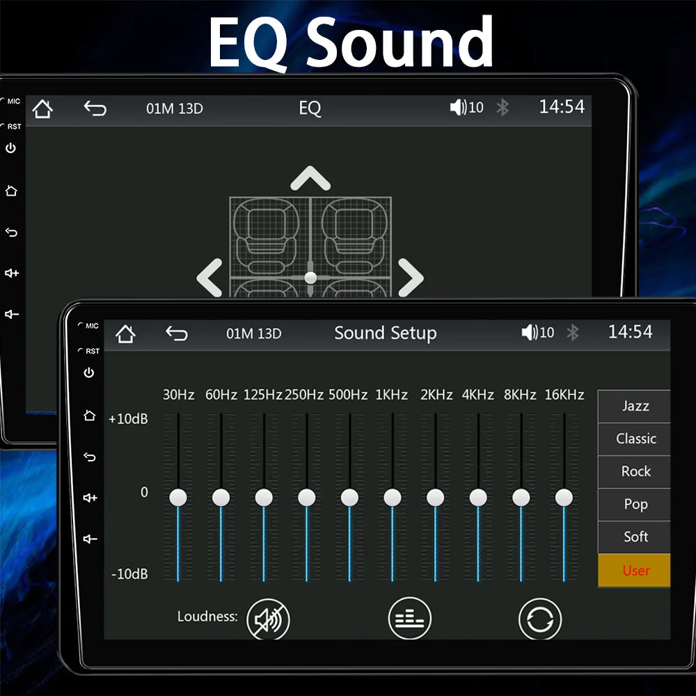 9 Inch Touchscreen Car Stereo With CarPlay And Android Auto - Smarsty