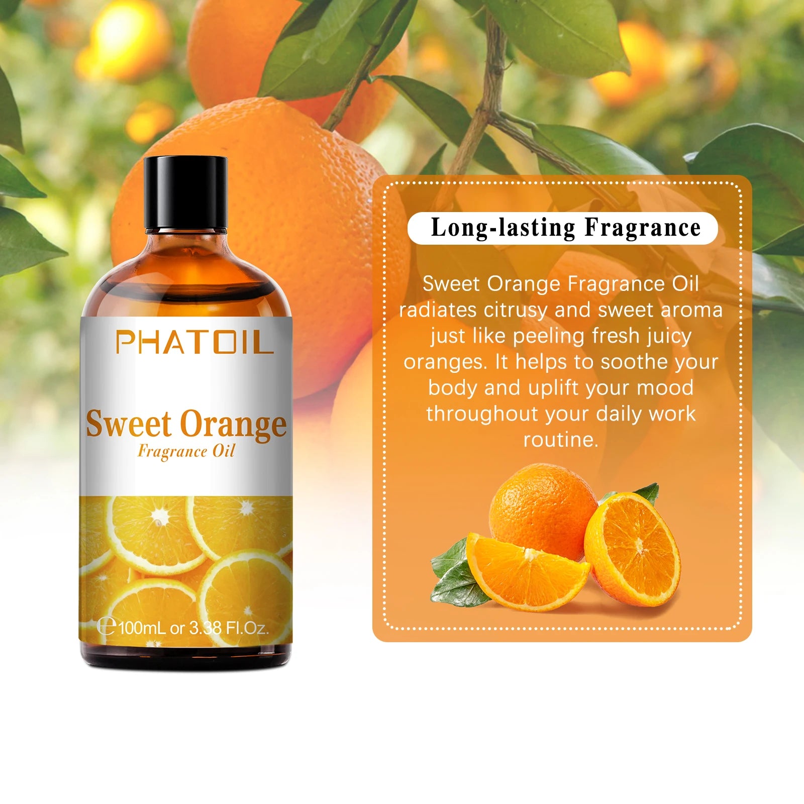 PHATOIL 100ml Aromatherapy Fragrance Oil Pure Essential Oils - Smarsty